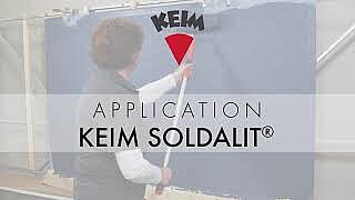 Application of facade paints – KEIM SOLDALIT®